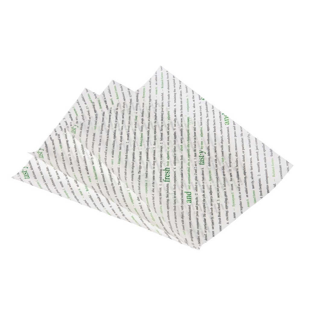 Feuilles de papier ingraissable Fresh et Tasty  (Lot de 500)