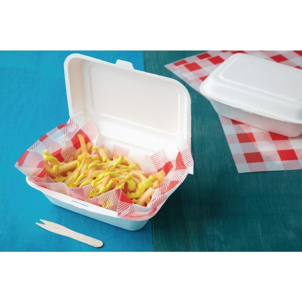 Fourchettes en bois biodégradables Fiesta Compostable (Lot de 1000)