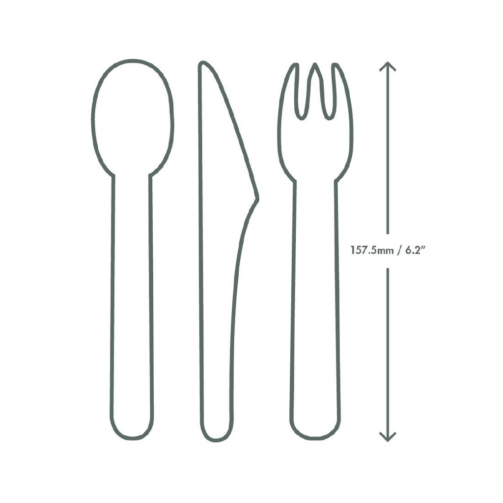 Fourchettes en papier compostables Vegware (lot de 1000)