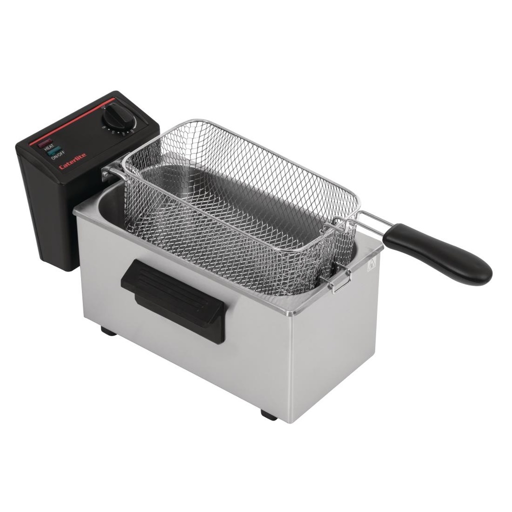 Friteuse de comptoir simple Caterlite peu intensive 3,5L