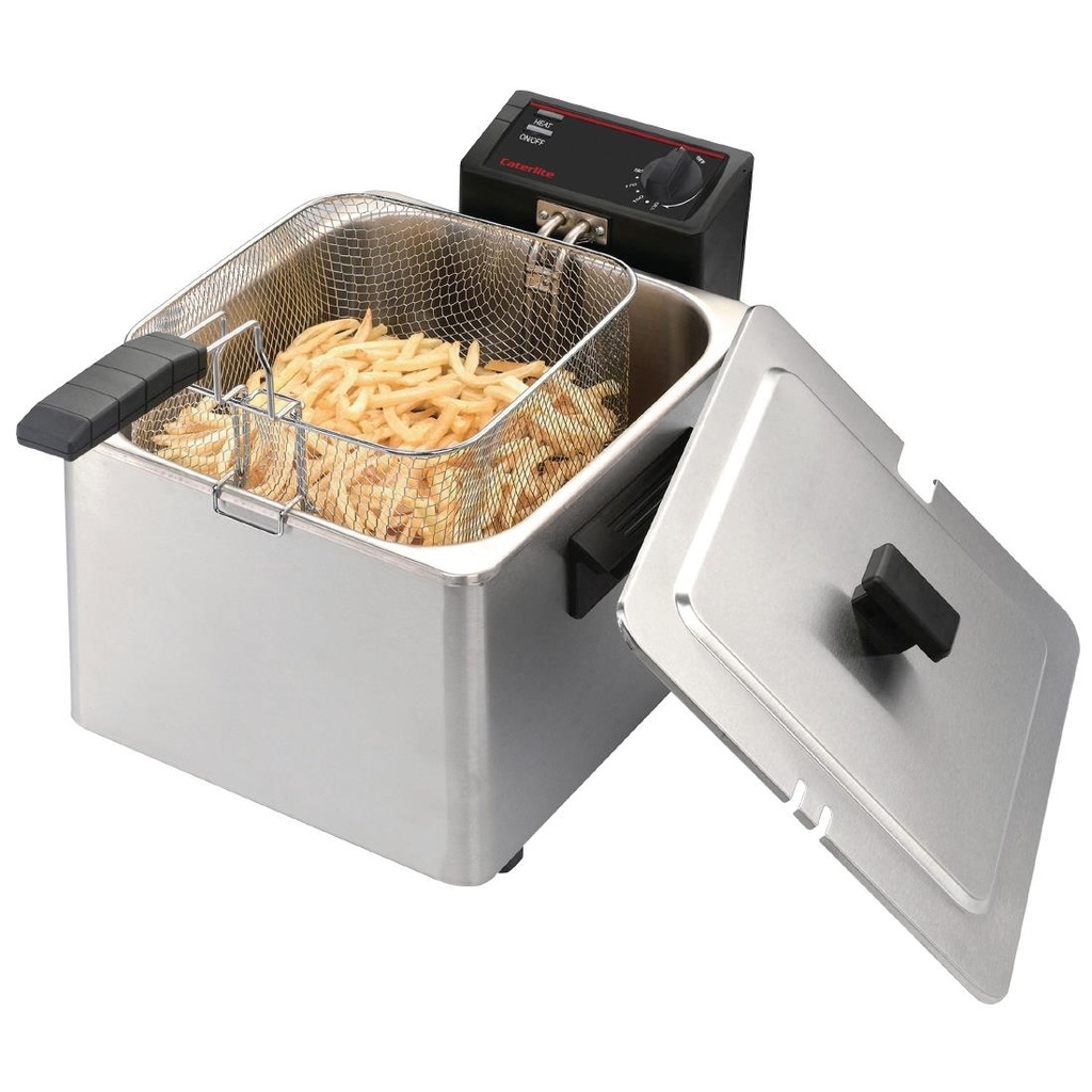 Friteuse de comptoir simple Caterlite peu intensive 8L