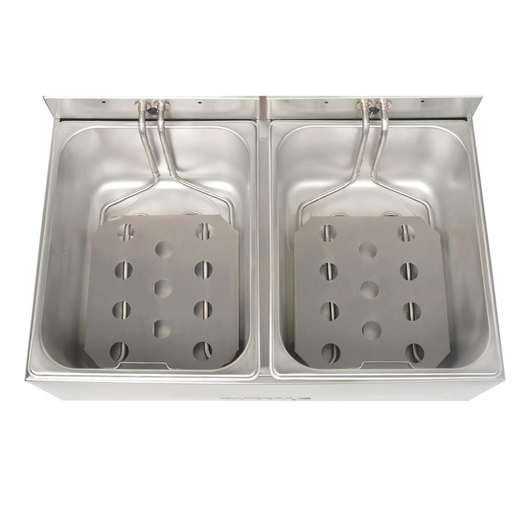 Friteuse double Buffalo - 2x5L 2x2,8kW
