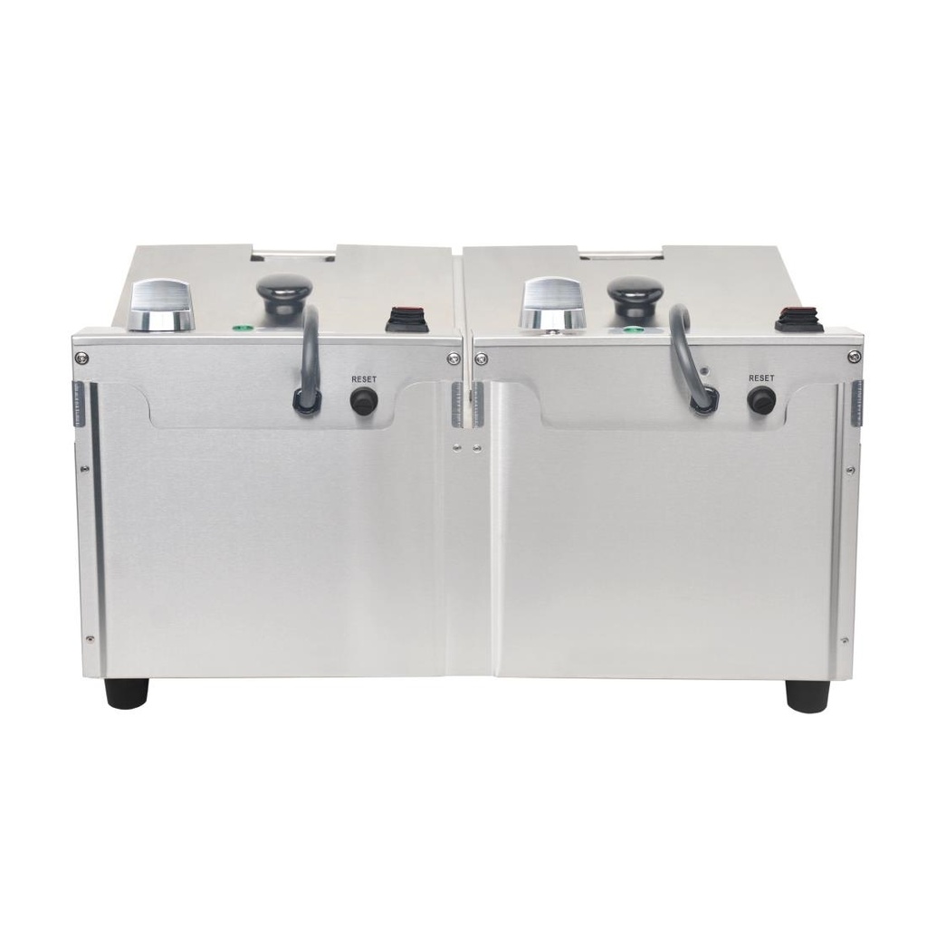 Friteuse double Buffalo - 2x5L 2x2,8kW