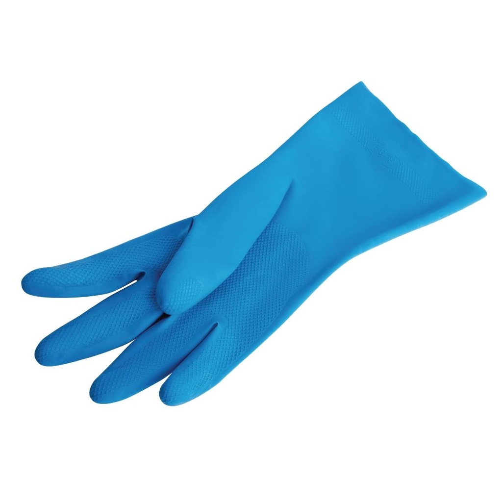 Gants contact alimentaire étanches bleus Mapa Vital 165 taille L (1 paire)