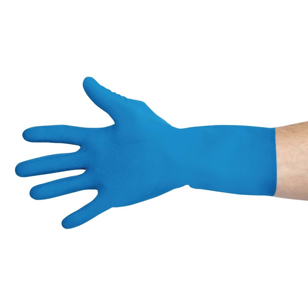 Gants contact alimentaire étanches bleus Mapa Vital 165 taille L (1 paire)