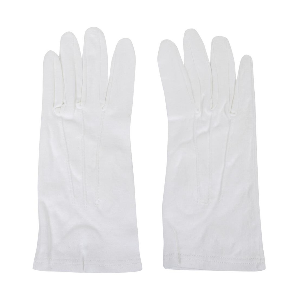 Gants de service pour homme blancs L/XL