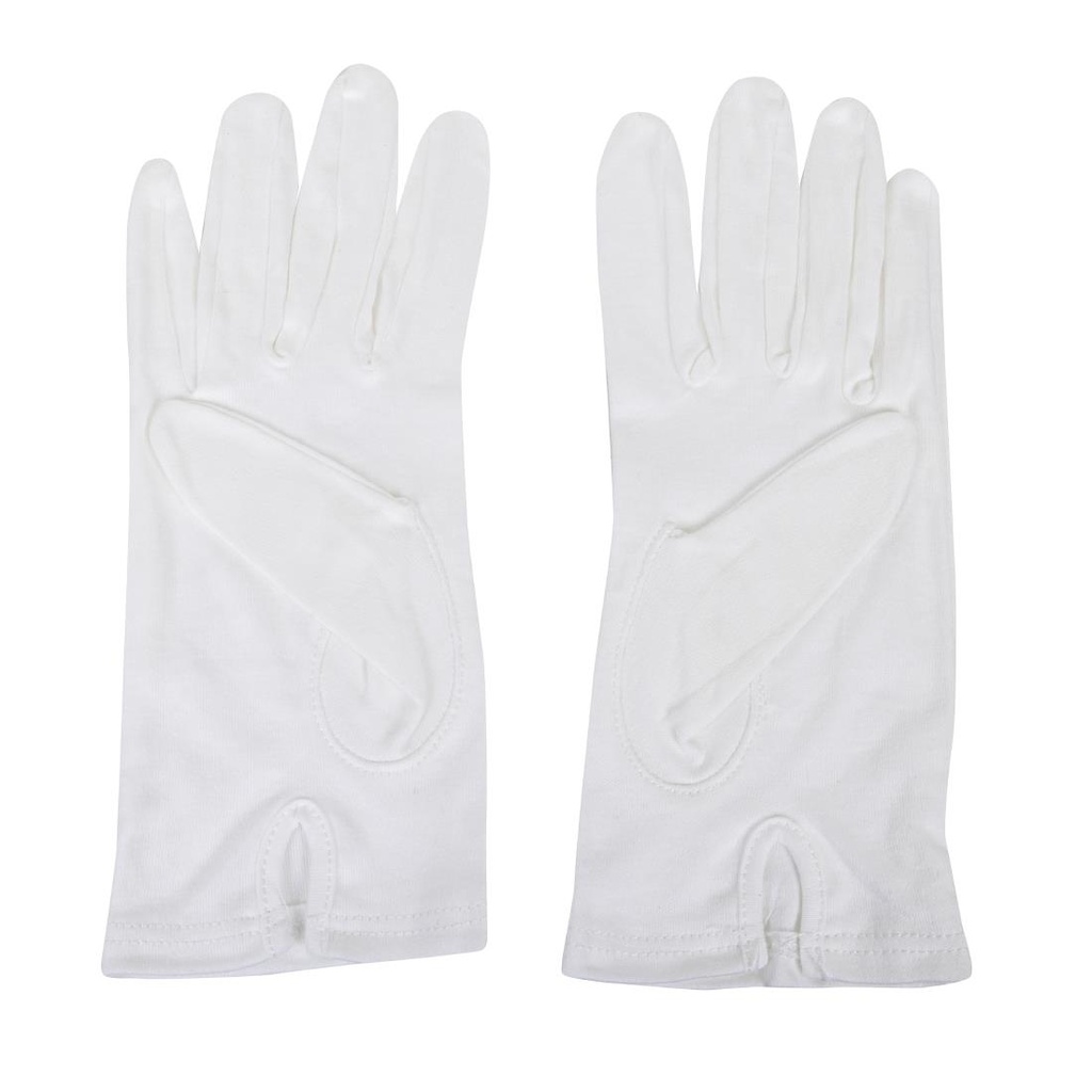 Gants de service pour homme blancs L/XL