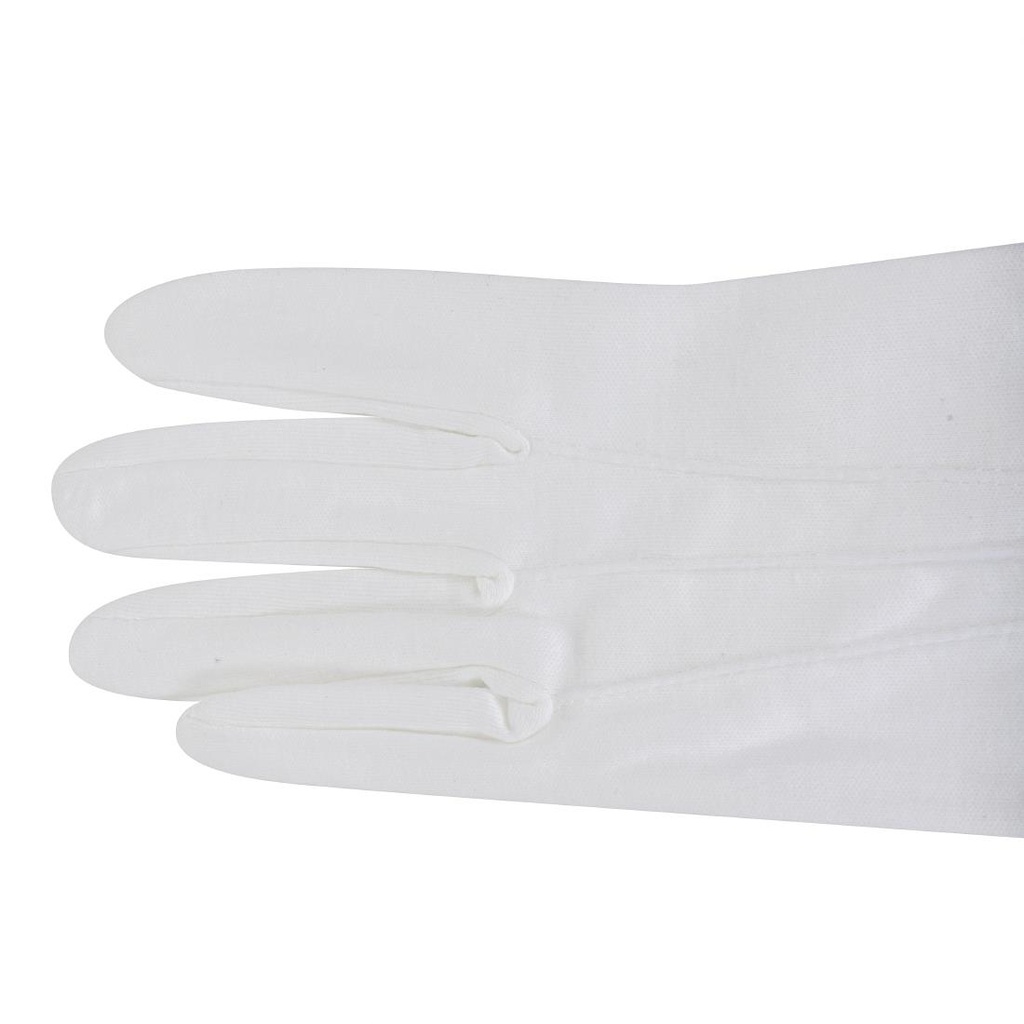 Gants de service pour homme blancs L/XL