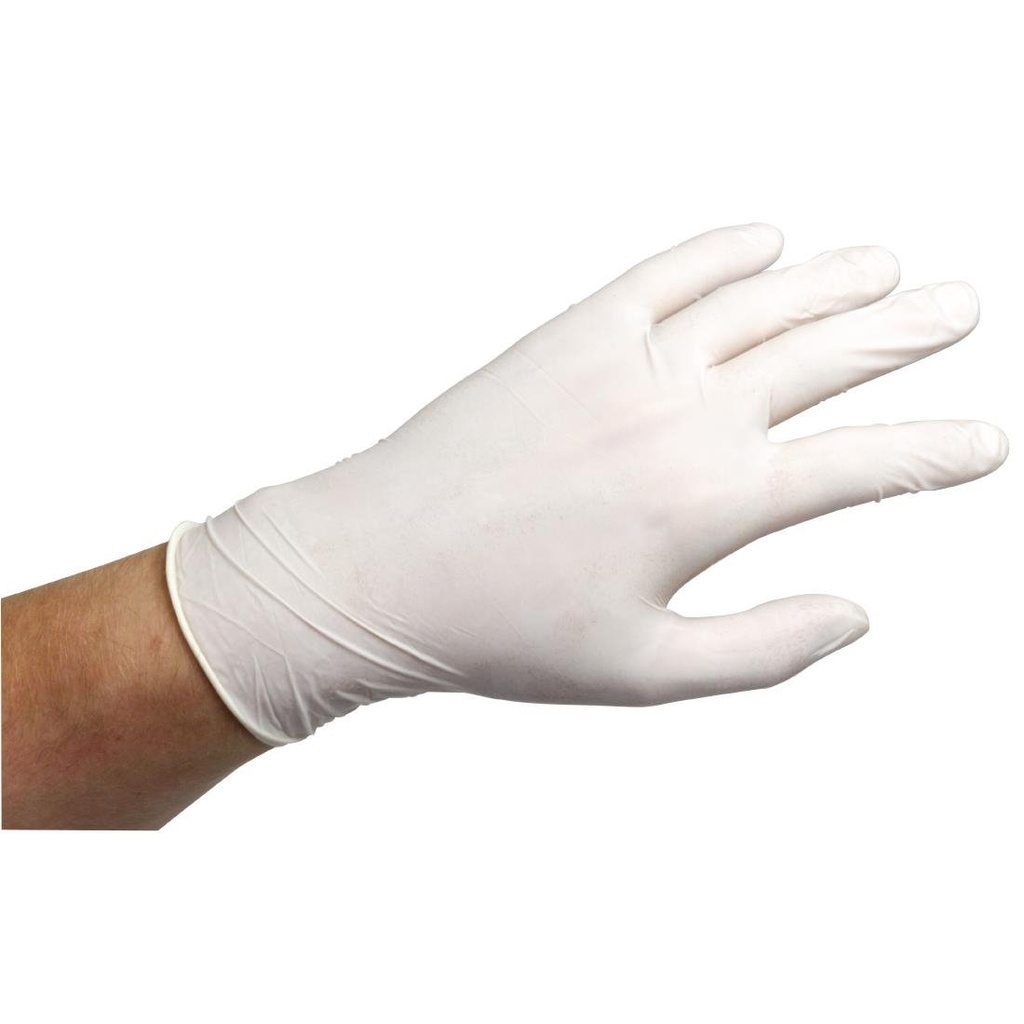 Gants en latex poudrés M (Lot de 100)