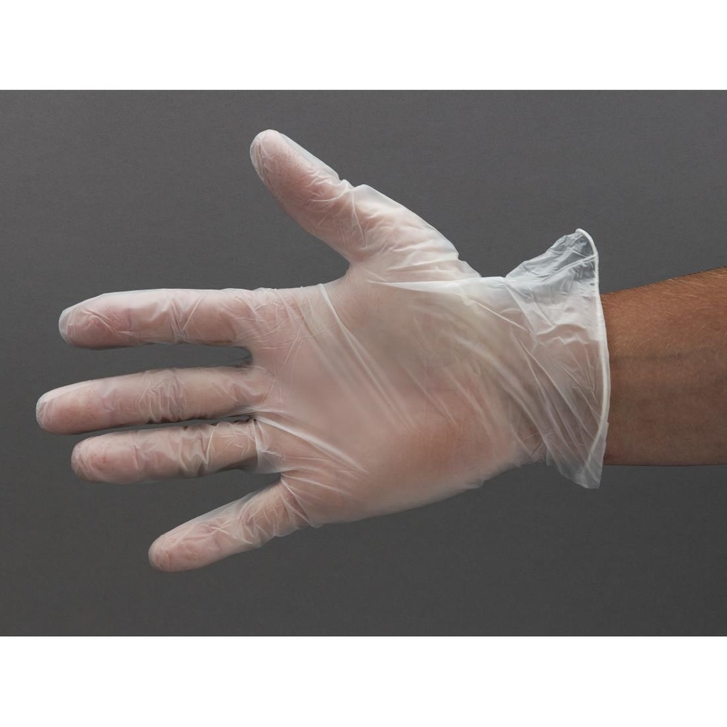 Gants vinyle non poudrés Hygiplas XL (lot de 100)