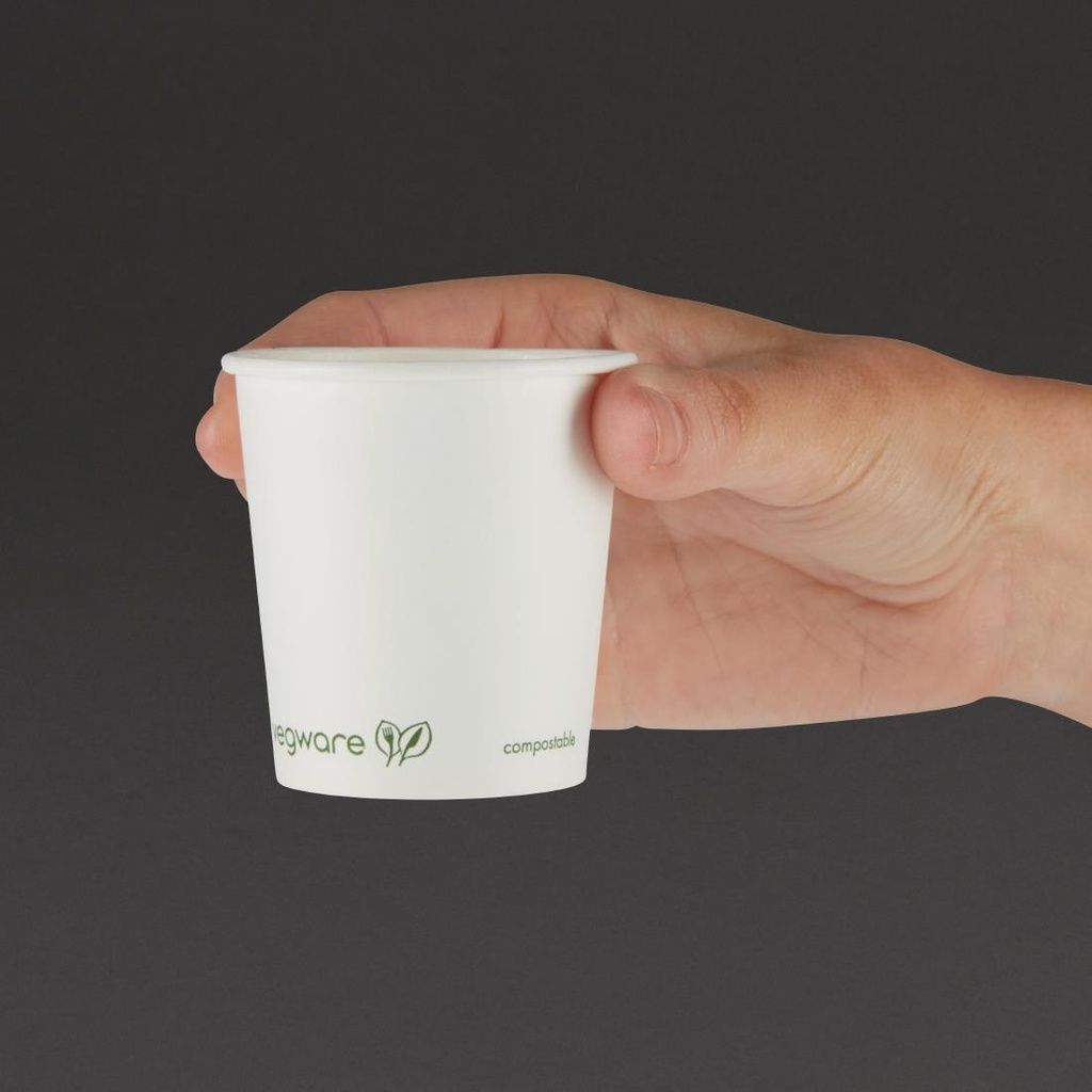 Gobelets expresso compostables Vegware 113 ml (x1000)