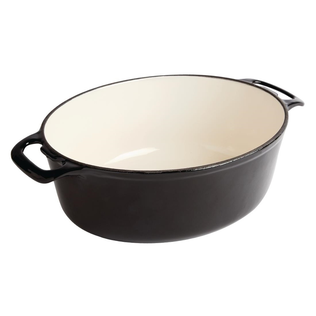 Grande cocotte ovale noire Vogue 6L