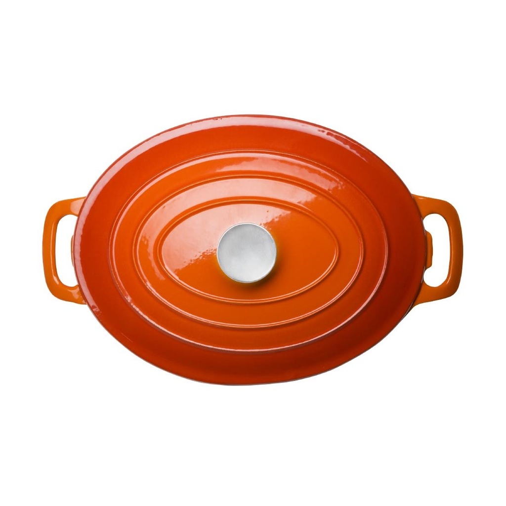 Grande cocotte ovale orange Vogue 6L