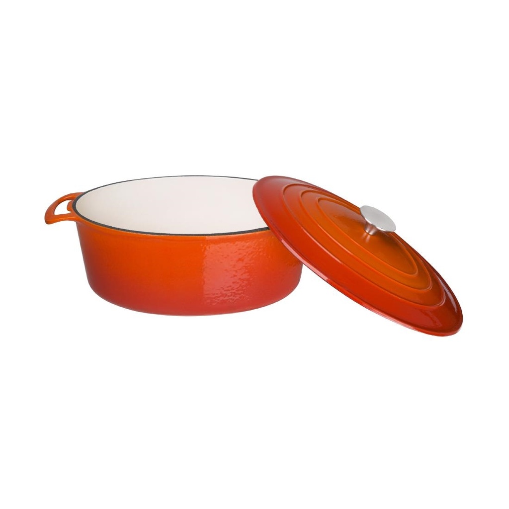 Grande cocotte ovale orange Vogue 6L