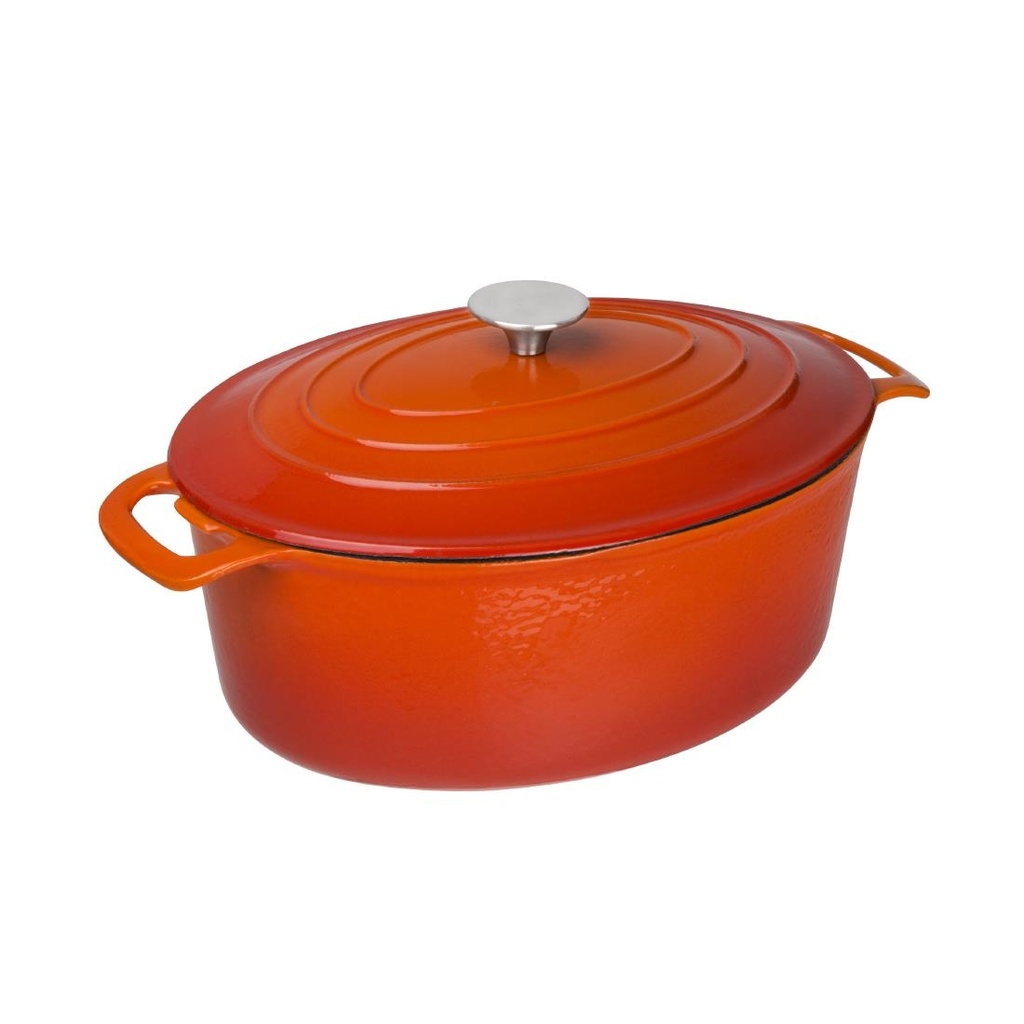 Grande cocotte ovale orange Vogue 6L