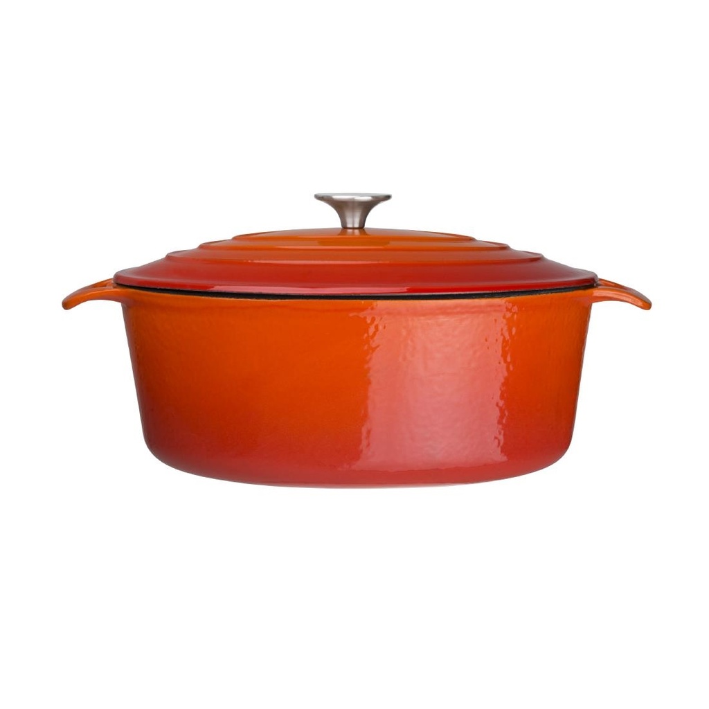 Grande cocotte ovale orange Vogue 6L