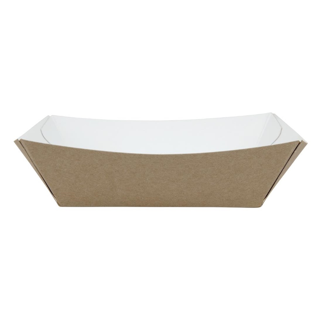 Grandes barquettes alimentaires kraft compostables Colpac 148mm