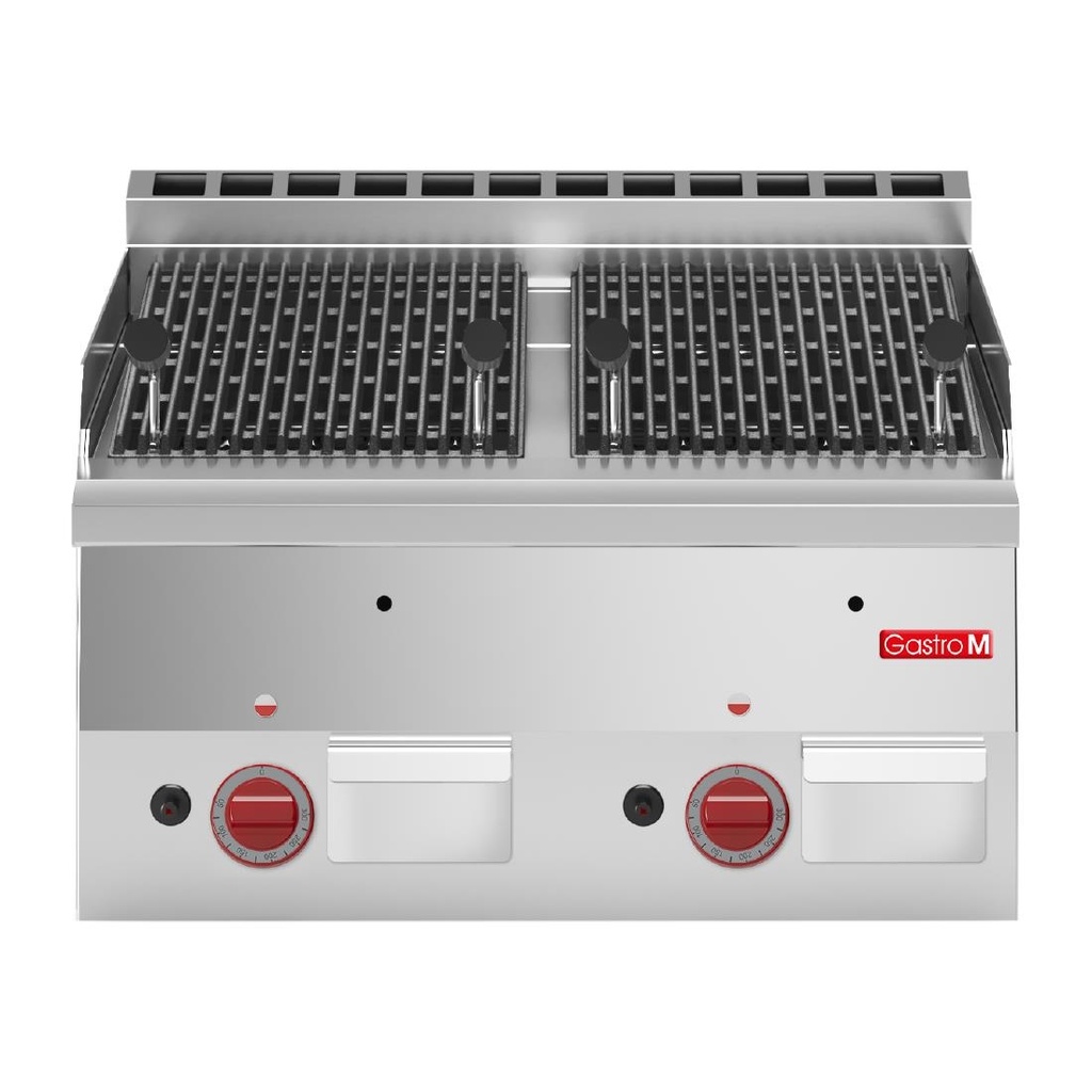 Grillade pierre de lave gaz Gastro M GRL60/60