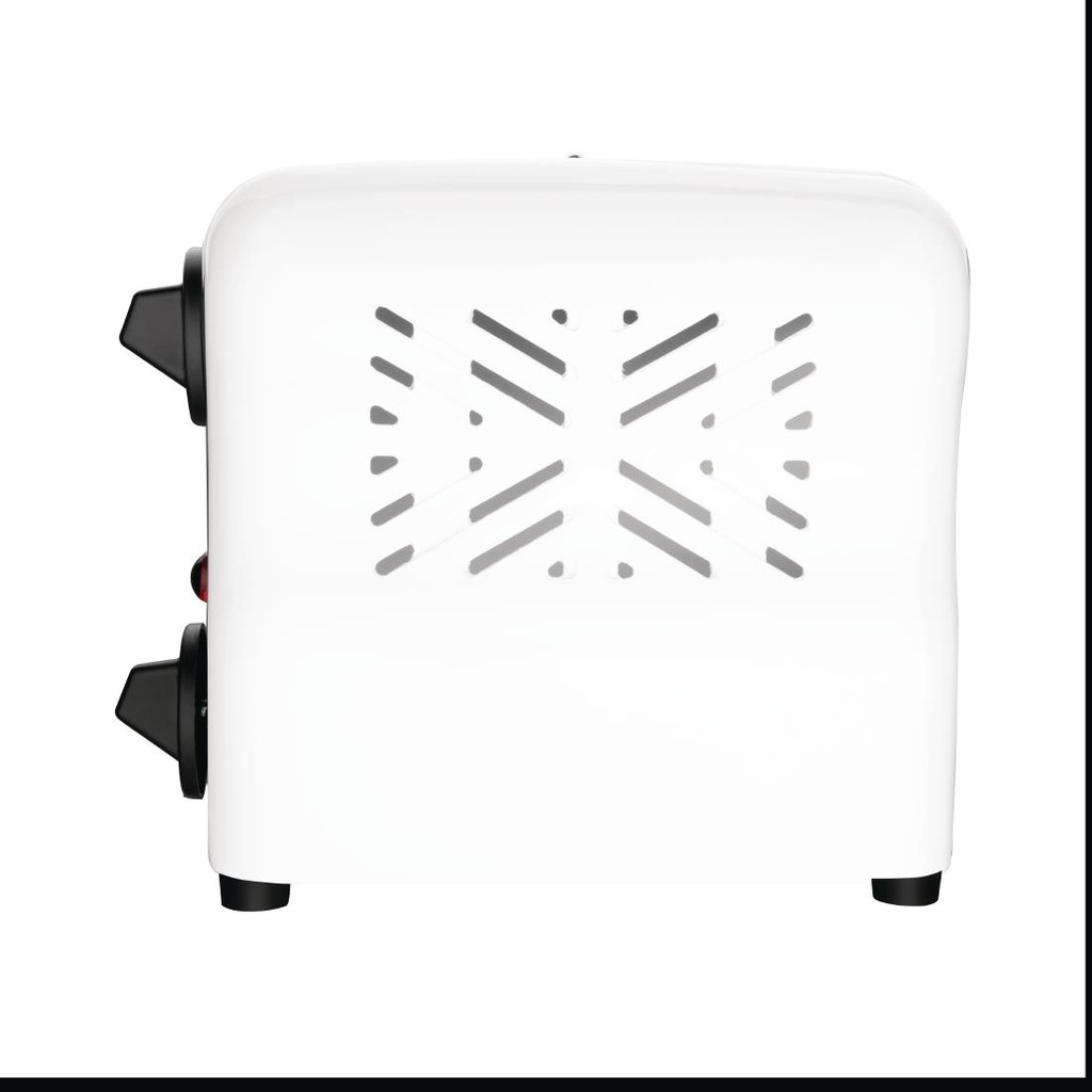 Grille-pain avec grilles sandwich Rowlett Esprit 2 fentes blanc