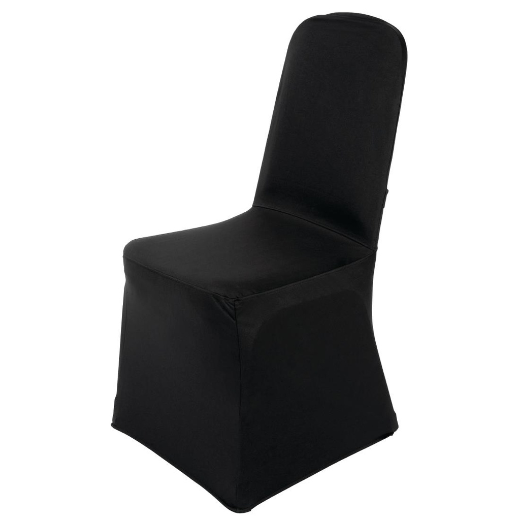 Housse de chaise de banquet Bolero noire