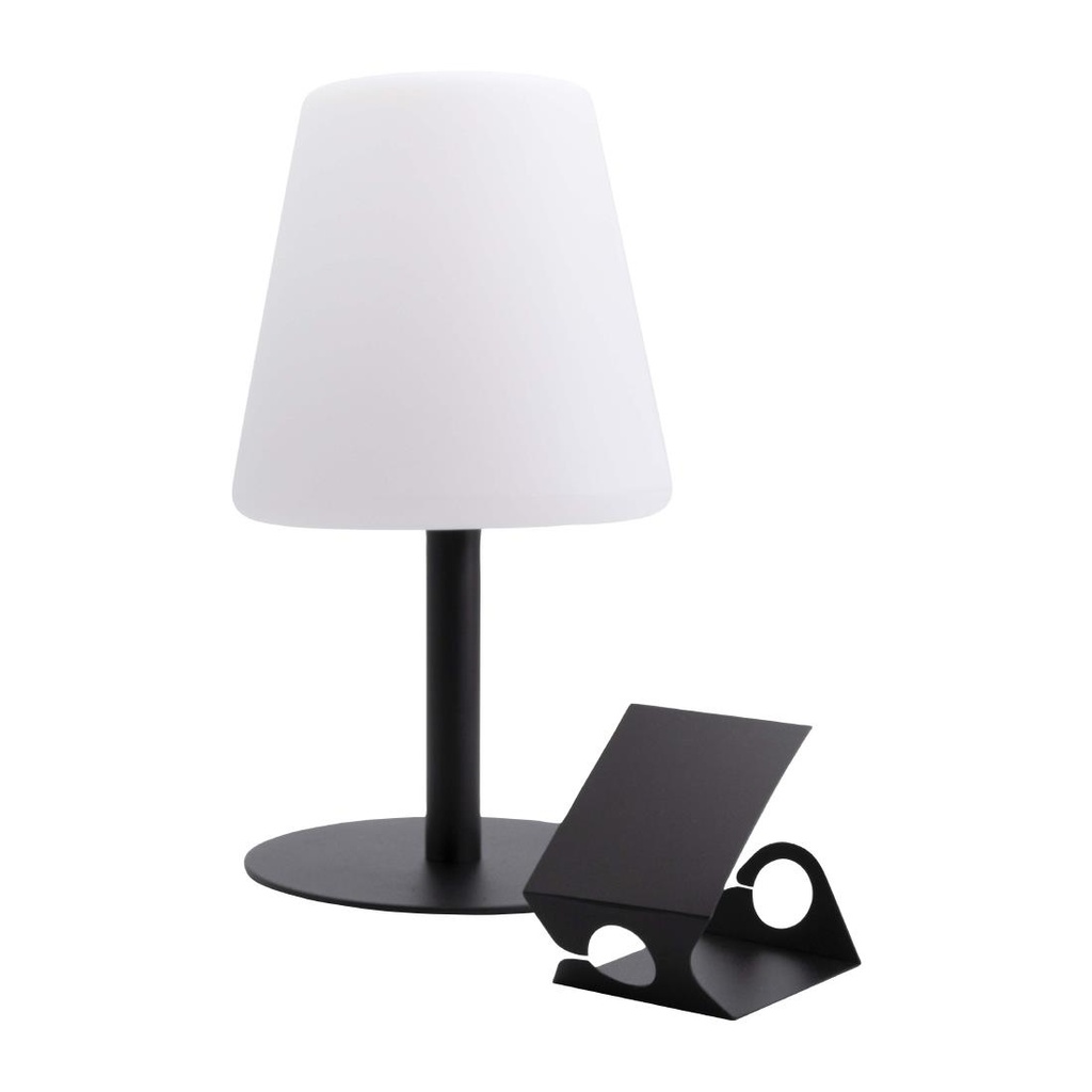 Lampe de table IP44 à LED dimmable avec 3 étiquettes ardoises Securit