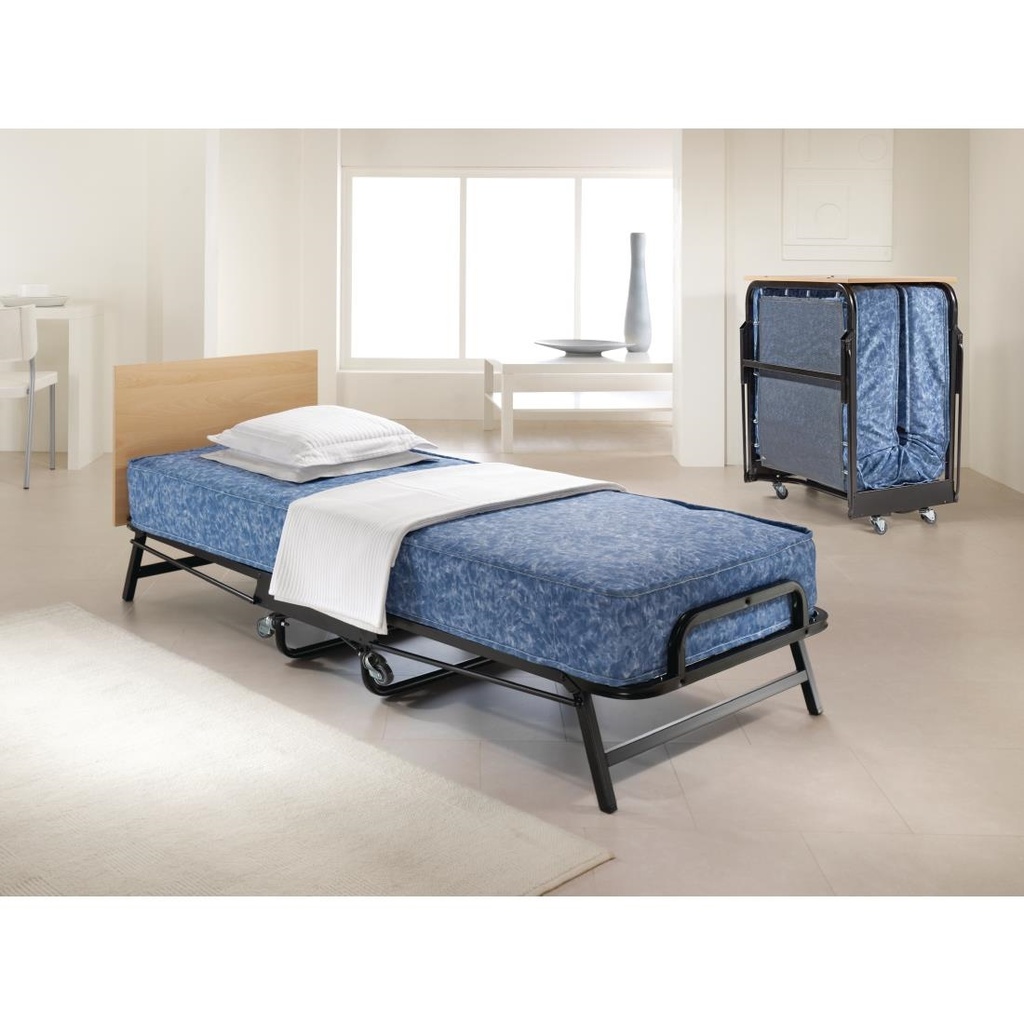 Lit pliant 1 personne avec matelas étanche Jay-Be noir