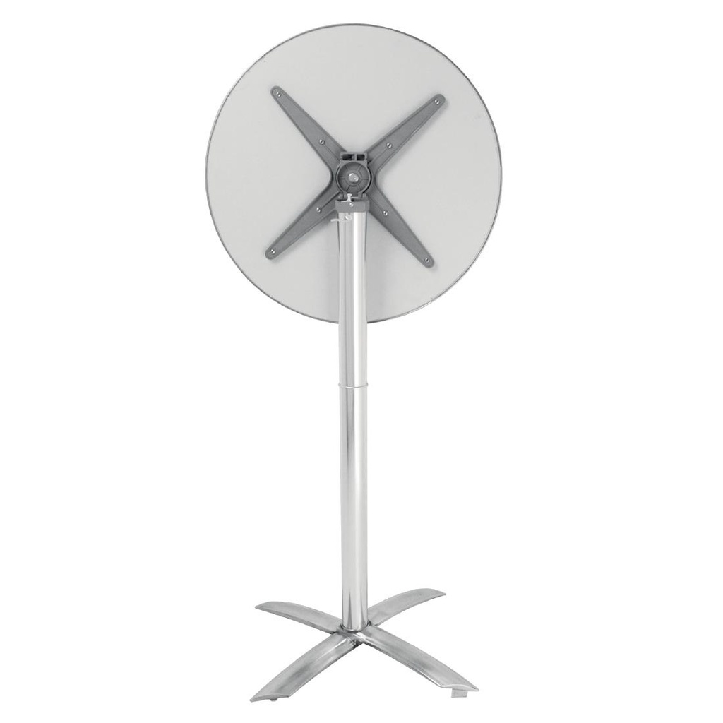 Mange-debout inox plateau basculant Bolero 600mm