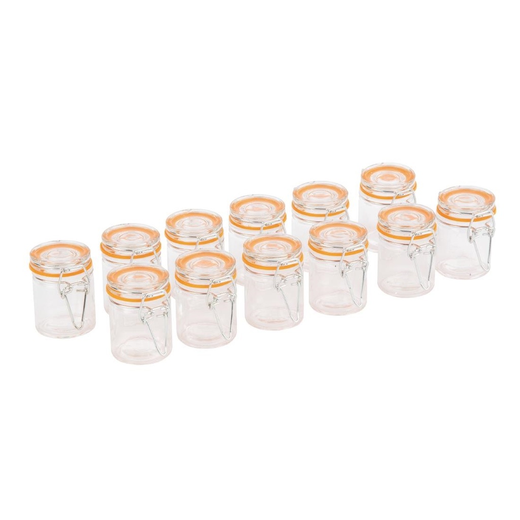 Mini bocaux à conserves 50ml Vogue (Lot de 12)