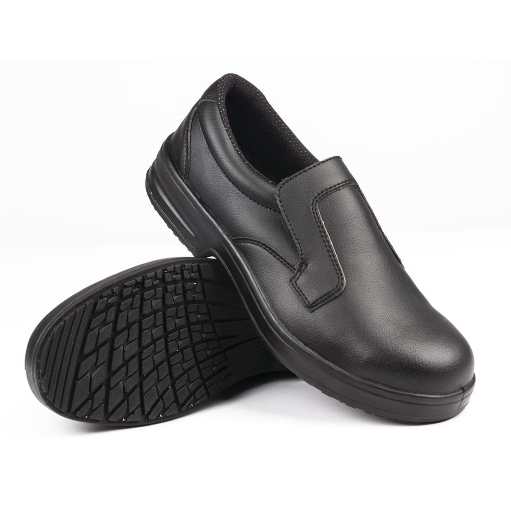 Mocassins de sécurité Slipbuster Lite noirs 36