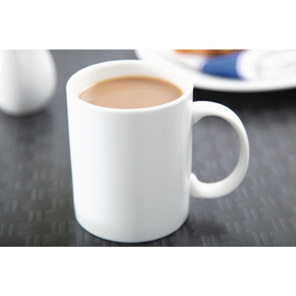 Mug blanc 284ml Olympia Whiteware (Lot de 12)