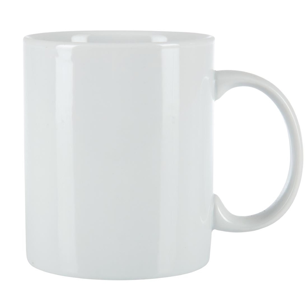 Mug blanc 284ml Olympia Whiteware (Lot de 12)