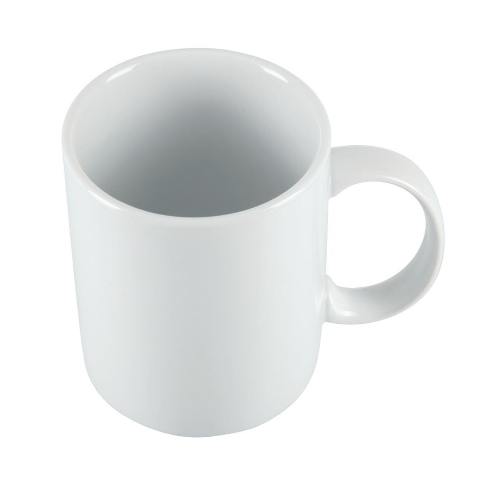 Mug blanc 284ml Olympia Whiteware (Lot de 12)