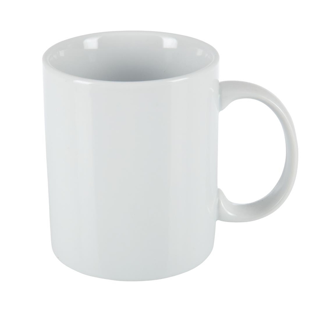 Mug blanc 284ml Olympia Whiteware (Lot de 12)