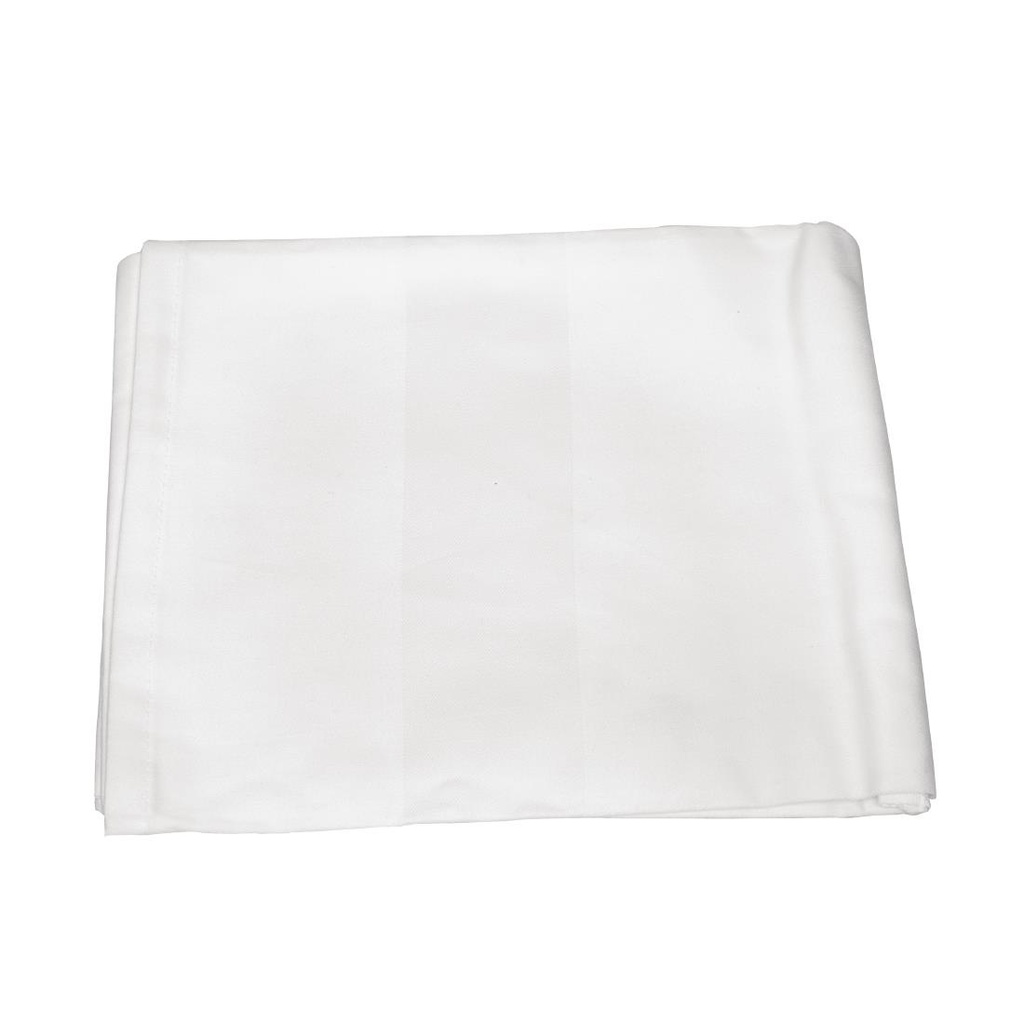 Nappe blanche bande de satin Mitre Luxury 910 x 910mm