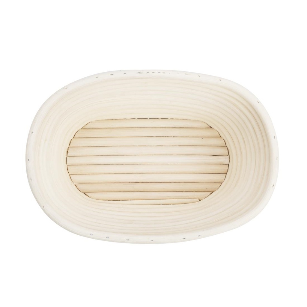 Panier de fermentation ovale en rotin Vogue 210x150x80mm