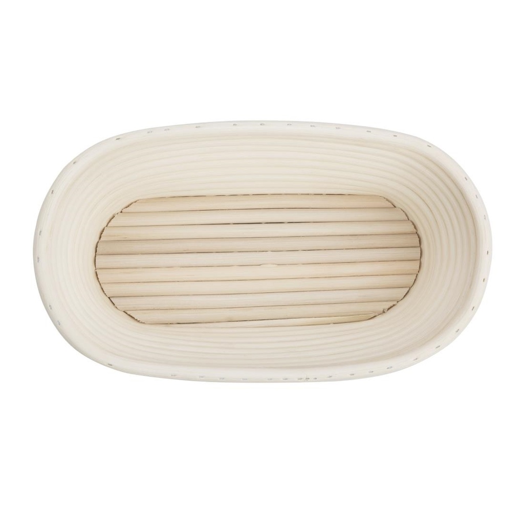 Panier de fermentation ovale en rotin Vogue 250x150x80mm