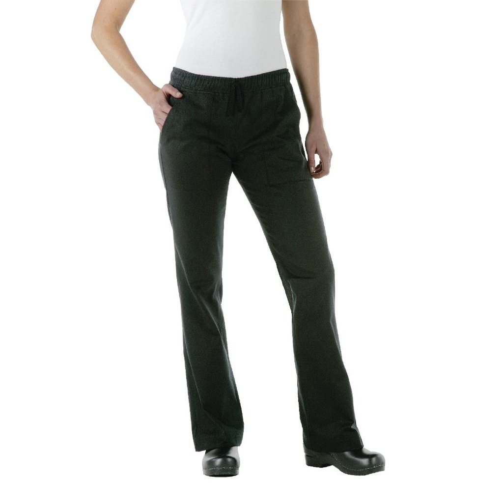 Pantalon de cuisine femme Chef Works Executive noir L