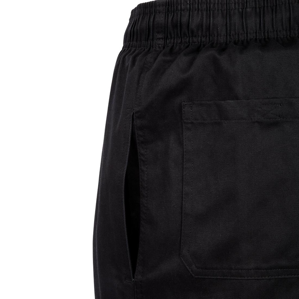 Pantalon de cuisine mixte Chef Works Slim Fit Cargo noir L