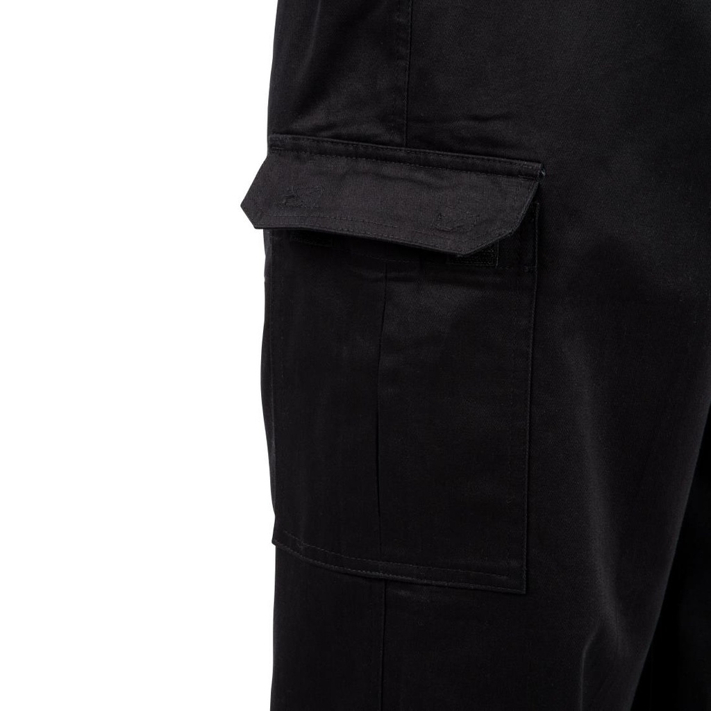 Pantalon de cuisine mixte Chef Works Slim Fit Cargo noir L