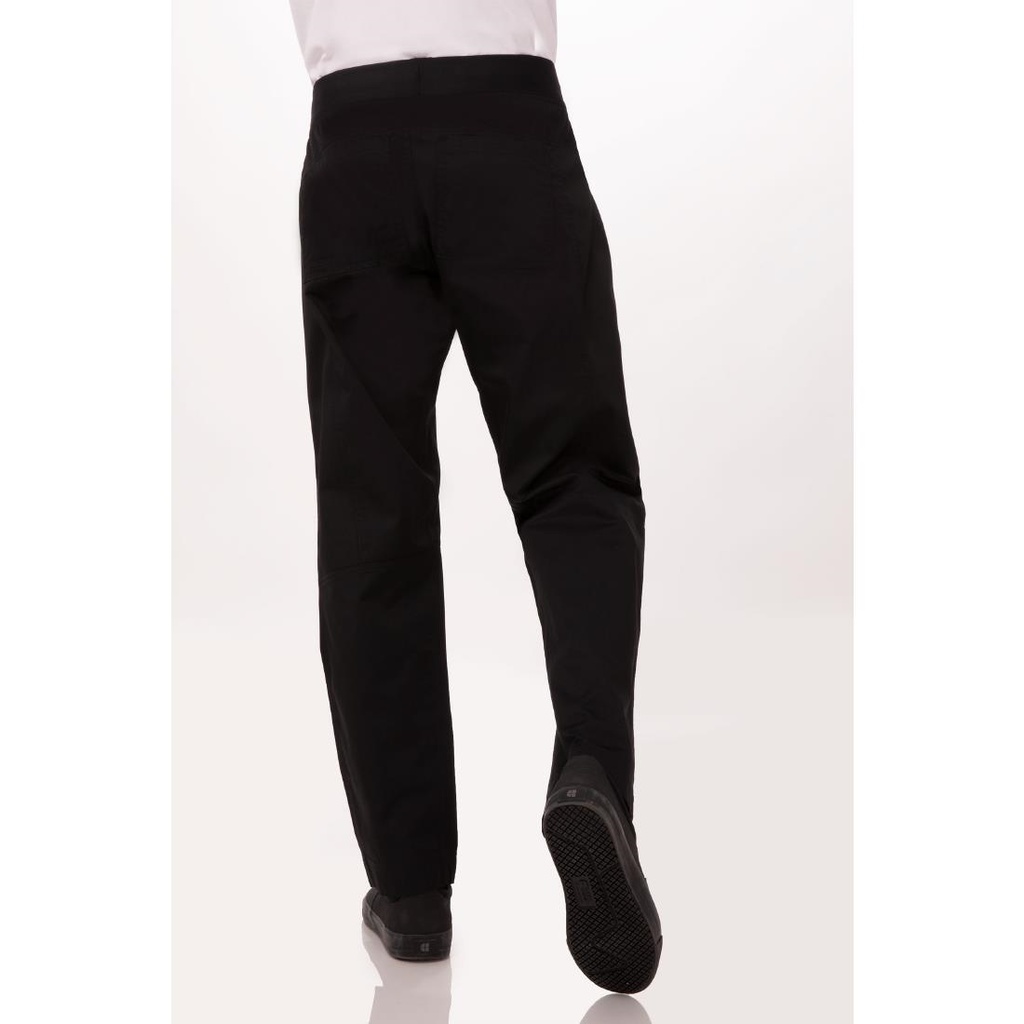 Pantalon slim léger homme Chef Works noir L