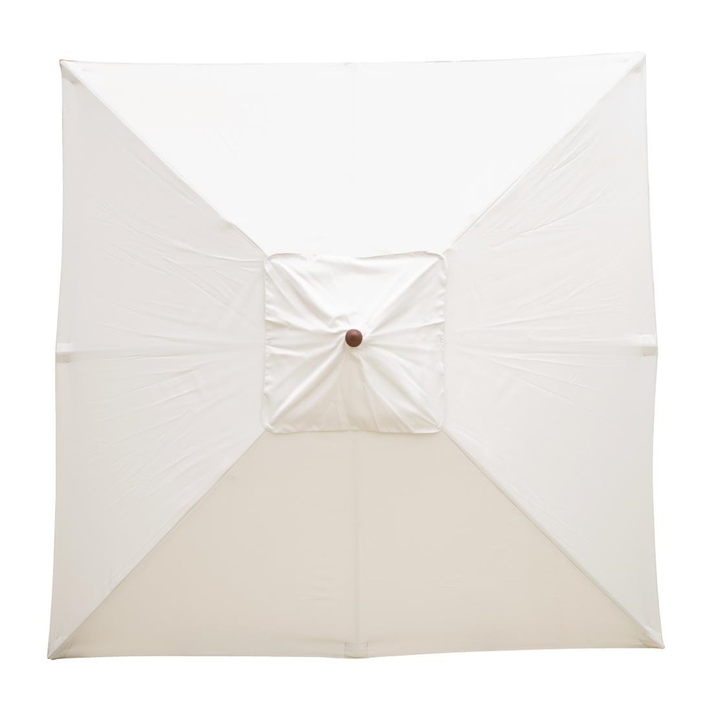 Parasol carré Bolero 2,5m crème