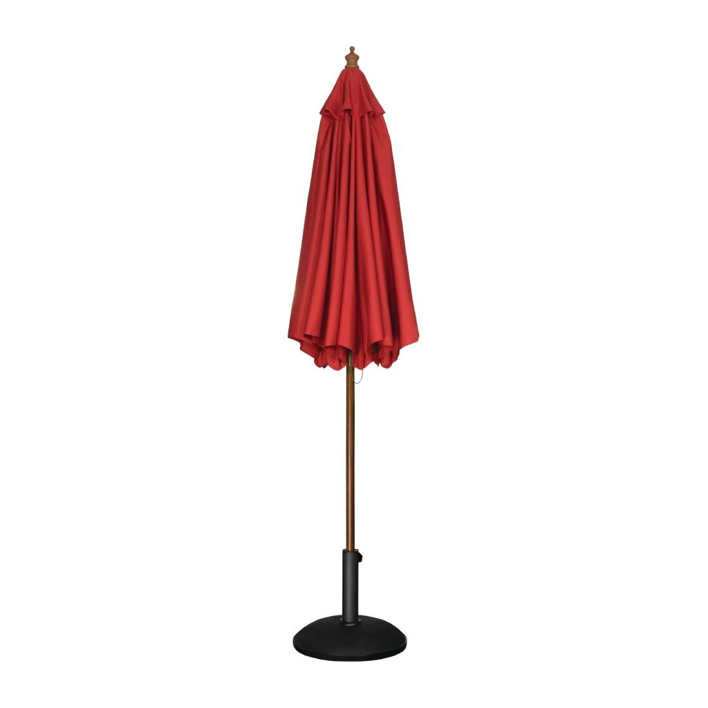 Parasol rond Bolero 2,5m rouge