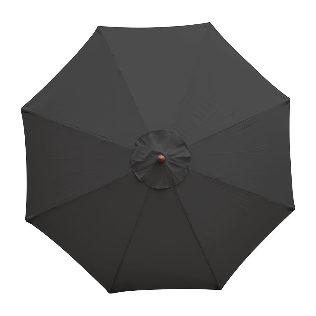 Parasol rond Bolero noir 2,5m