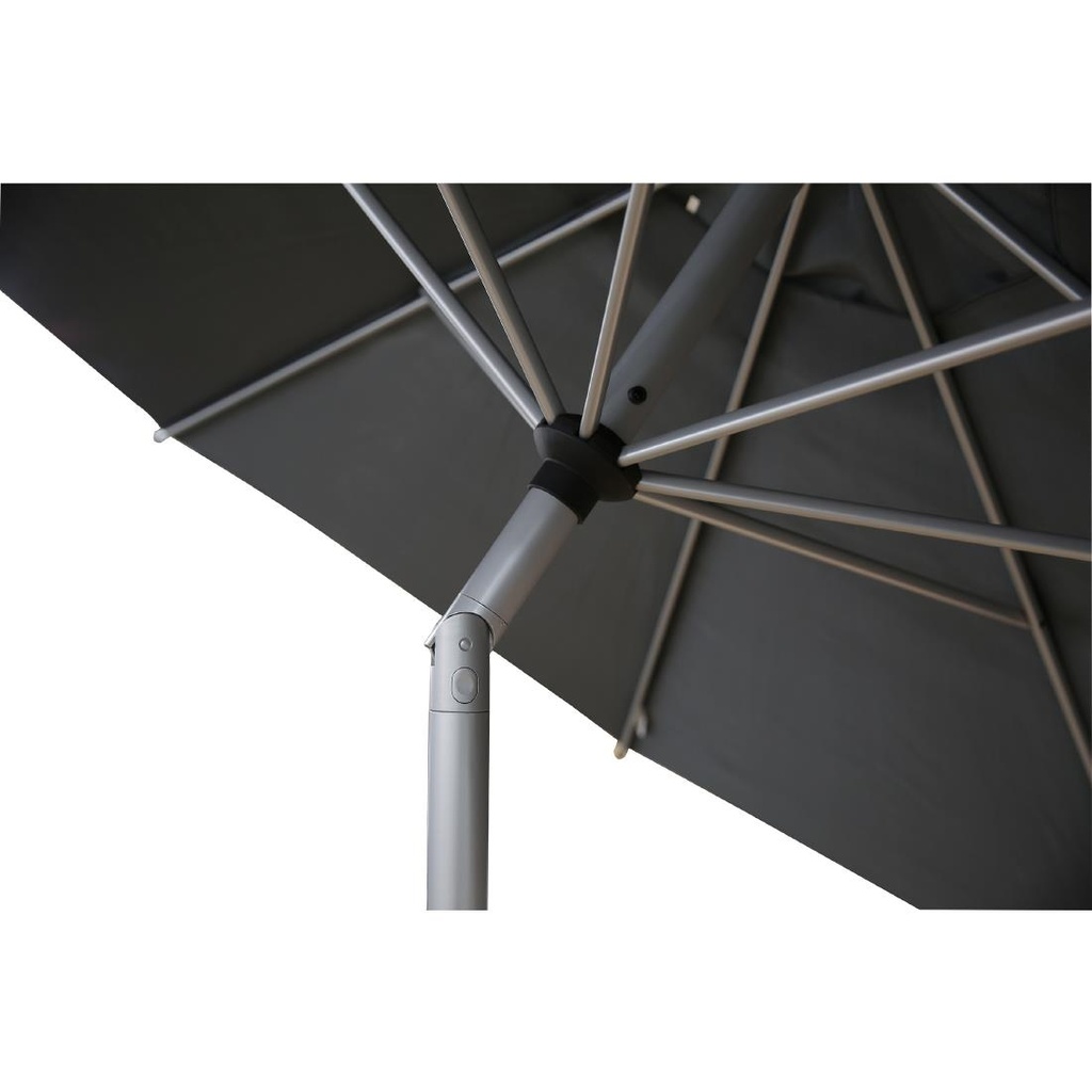 Parasol Sorara Lyon 3m gris