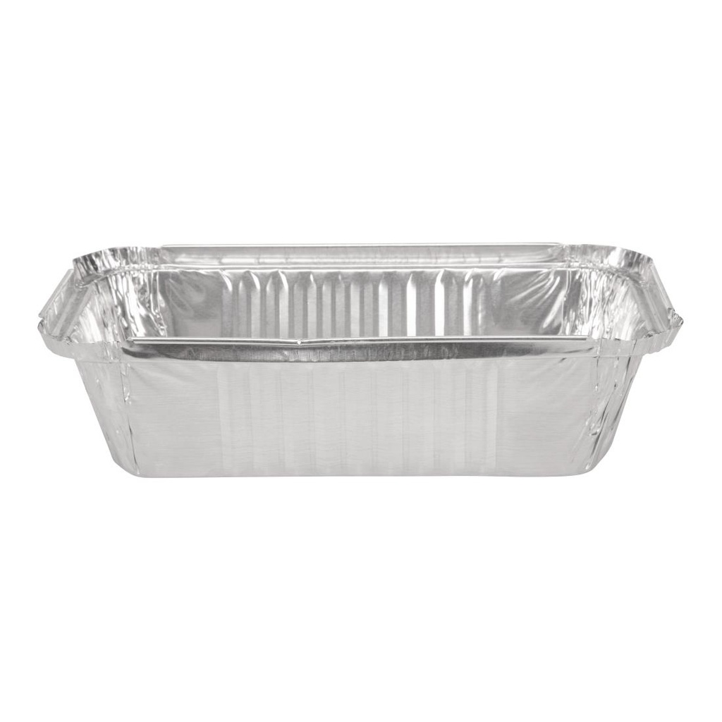 Petites barquettes aluminium rectangulaires Fiesta Recyclable 260ml (lot de 1000)