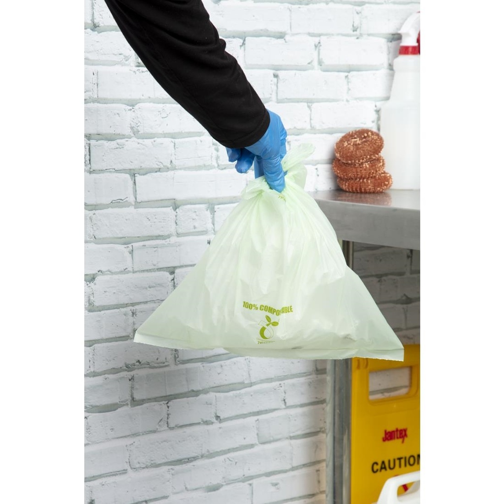 Petits sacs poubelle compostables Jantex 10L