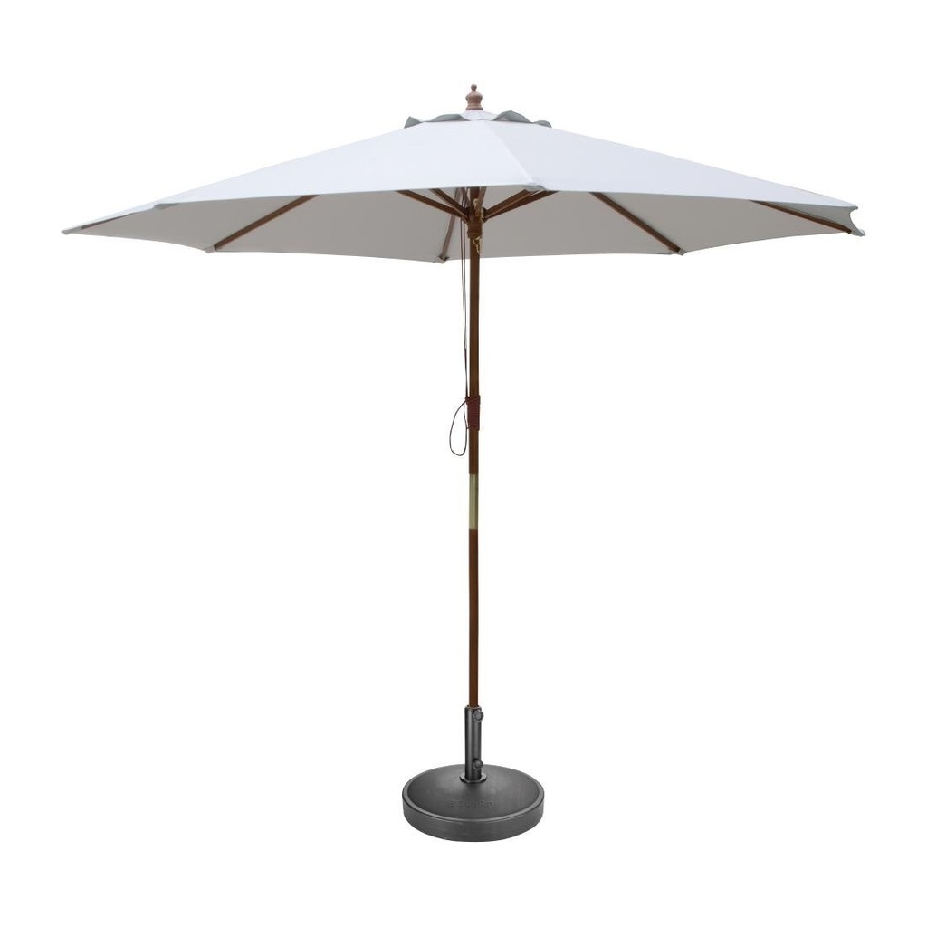 Pied de parasol en béton noir Bolero avec adaptateur 48/38mm