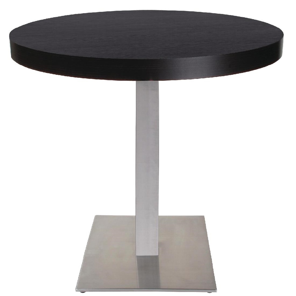 Pied de table carré inox Bolero