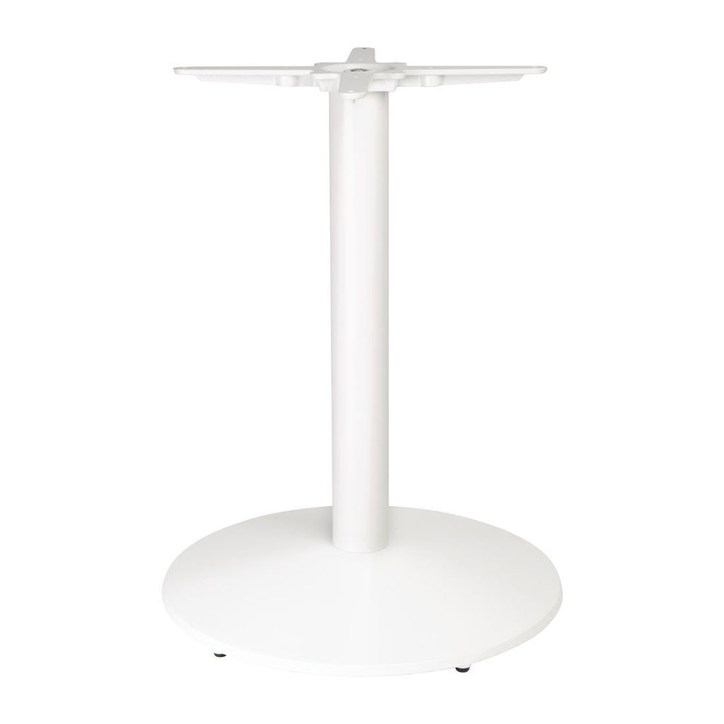 Pied de table en fonte Bolero blanc