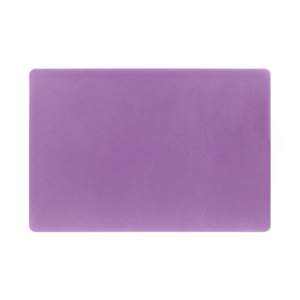 Planche à découper basse densité Hygiplas violette 300x450x20mm